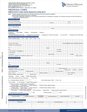 liberty motor claim form