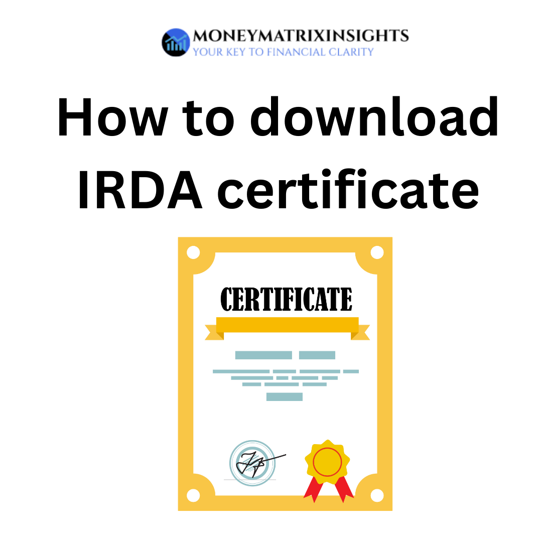 How to download IRDA certificate