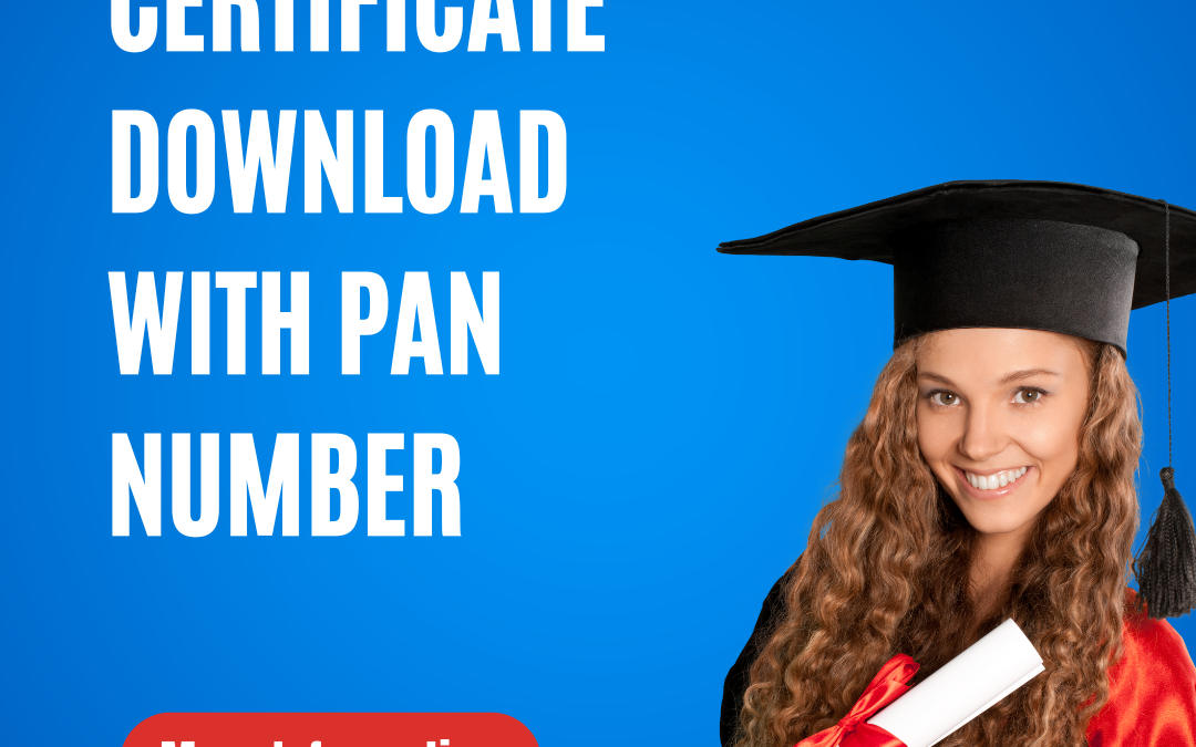 IRDA certificate download with pan number