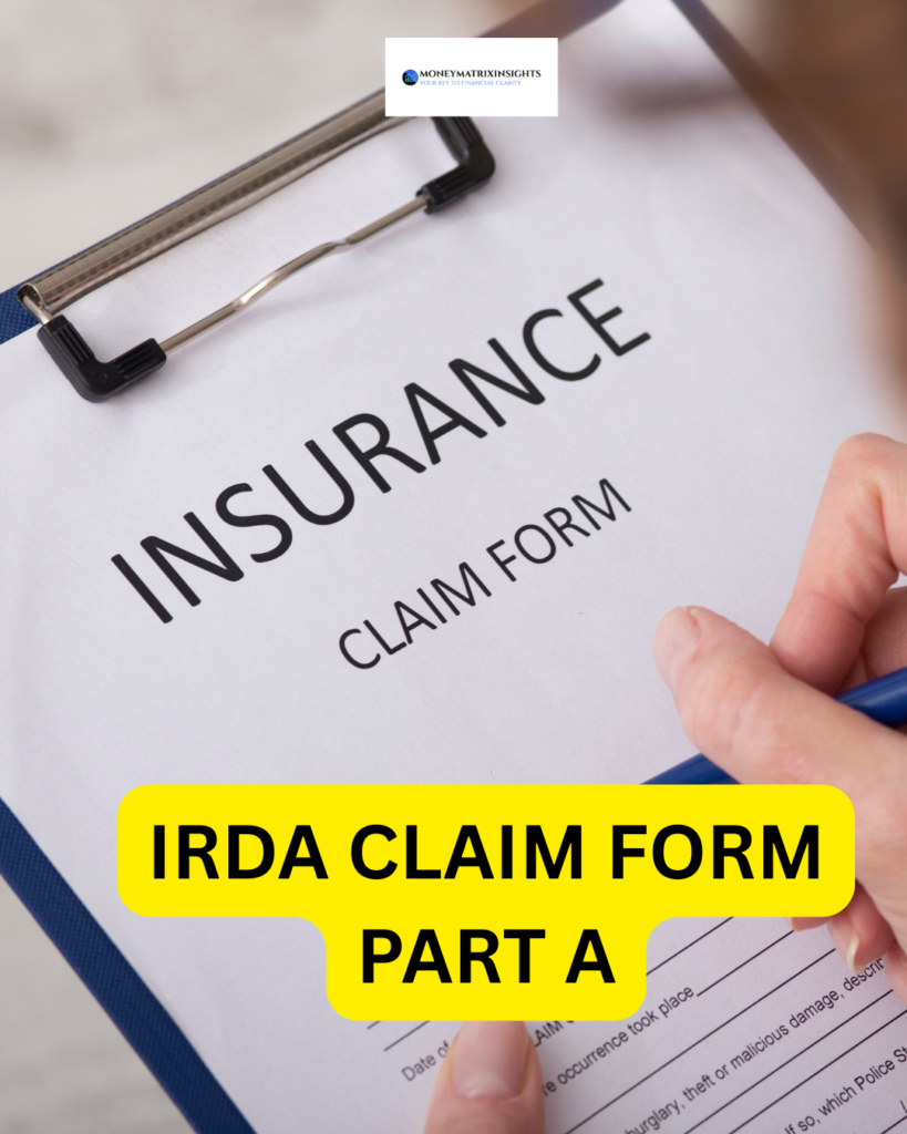 irda claim form part a